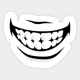 Confident Grin Sticker